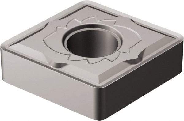 Sandvik Coromant - CNMG432 SM Grade H13A Carbide Turning Insert - Uncoated, 80° Diamond, 1/2" Inscr Circle, 3/16" Thick, 1/32" Corner Radius - Americas Industrial Supply