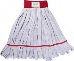 Unger - 5" Red Head Band, Large Microfiber Loop End Mop Head - 4 Ply, Clamp Jaw Connection, Use for General Purpose - Americas Industrial Supply