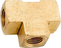 ANDERSON METALS - 3/4-14 Female Thread, Lead Free Brass Industrial Pipe Female Tee - FNPT, 1,000 psi - Americas Industrial Supply