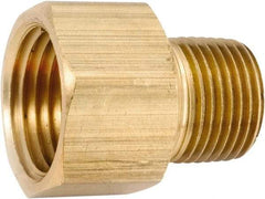 ANDERSON METALS - 3/4-14 Male Thread x 3/4-14 Female Thread, Lead Free Brass Industrial Pipe Adapter - MNPT x FNPT, 1,000 psi - Americas Industrial Supply