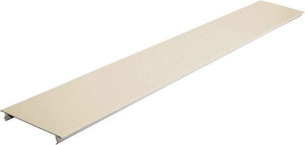 Hubbell Wiring Device-Kellems - 31-1/2 Inch Long x 4-3/4 Inch Wide x 1/4 Inch High, Rectangular Raceway Cover - Ivory, For Use with HBL4750 Series Raceways - Americas Industrial Supply