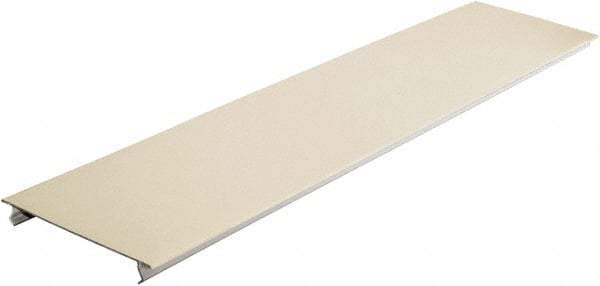 Hubbell Wiring Device-Kellems - 19-1/2 Inch Long x 4-3/4 Inch Wide x 1/4 Inch High, Rectangular Raceway Cover - Ivory, For Use with HBL4750 Series Raceways - Americas Industrial Supply