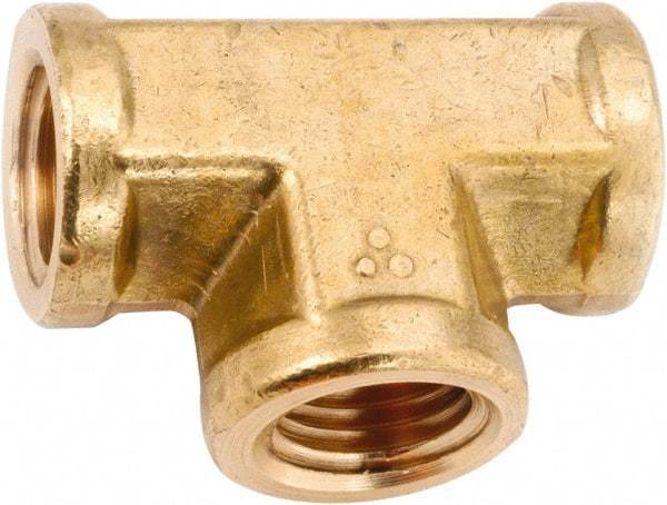 ANDERSON METALS - Class NSF, 3/4" Internal Pipe, Lead Free Brass Tee - NPT - Americas Industrial Supply
