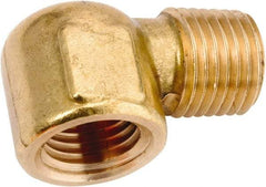 ANDERSON METALS - Class NSF, 3/8" Internal Pipe, Lead Free Brass 90° Street Elbow - NPT - Americas Industrial Supply