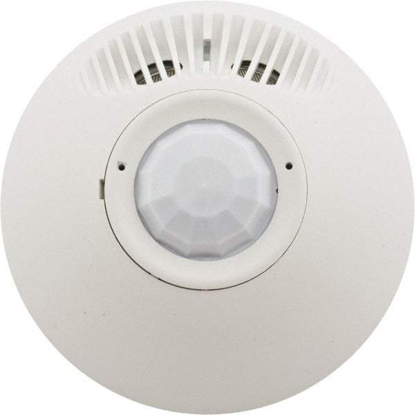 Hubbell Wiring Device-Kellems - 24 VAC/VDC, Indoor Ceiling Mount Infrared and Ultrasonic Sensor - 1-1/2 Inch High - Americas Industrial Supply