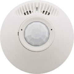 Hubbell Wiring Device-Kellems - 24 VAC/VDC, Indoor Ceiling Mount Infrared and Ultrasonic Sensor - 1-1/2 Inch High - Americas Industrial Supply