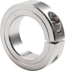 Climax Metal Products - 2-3/8" Bore, Steel, One Piece Clamp Collar - 3-1/2" Outside Diam, 3/4" Wide - Americas Industrial Supply