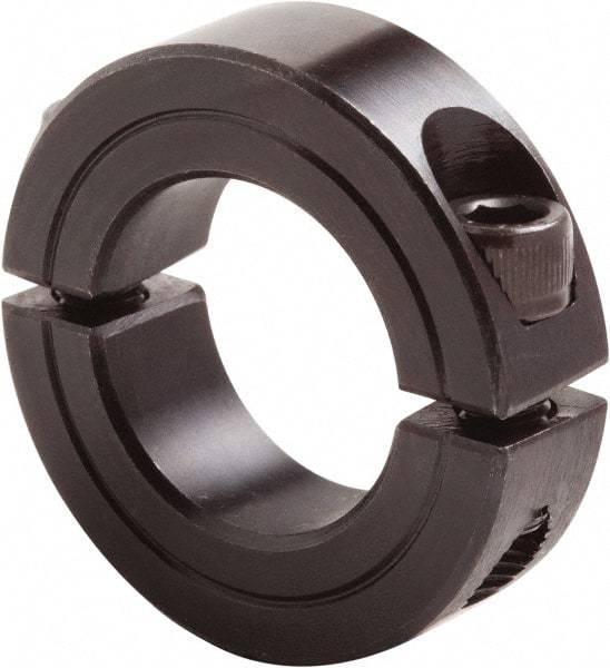 Climax Metal Products - 4-1/2" Bore, Steel, Two Piece Clamp Collar - 5-3/4" Outside Diam, 7/8" Wide - Americas Industrial Supply