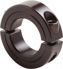 Climax Metal Products - 5" Bore, Steel, Two Piece Clamp Collar - 6-1/4" Outside Diam, 7/8" Wide - Americas Industrial Supply