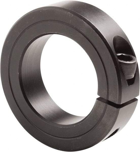 Climax Metal Products - 3-3/16" Bore, Steel, One Piece Clamp Collar - 4-1/2" Outside Diam, 7/8" Wide - Americas Industrial Supply