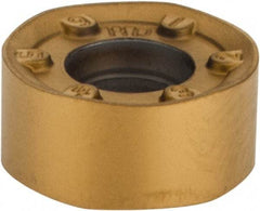 Kennametal - RNGJ1204M0 HD Grade KC725M Carbide Milling Insert - TiN/TiCN/TiN Finish, 0.187" Thick, 12mm Inscribed Circle - Americas Industrial Supply