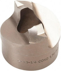 Greenlee - 1-1/4" Conduit Round Punch - 1.7" Hole Diam - Americas Industrial Supply