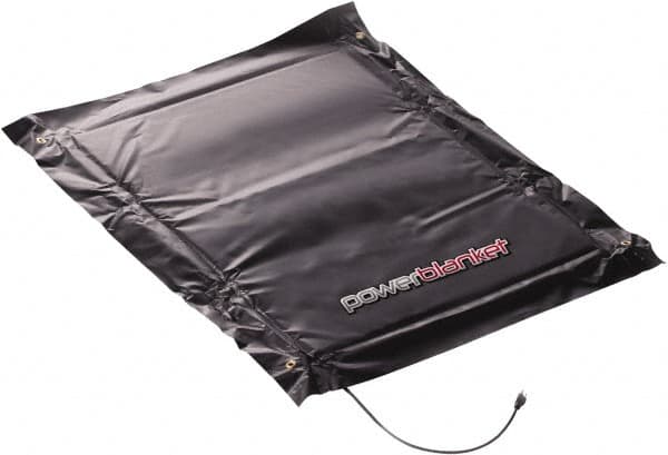 Powerblanket - 48" Long x 36" Wide, Flat, PVC, Standard Heat Blanket - 120 Volts, Flat Back - Americas Industrial Supply