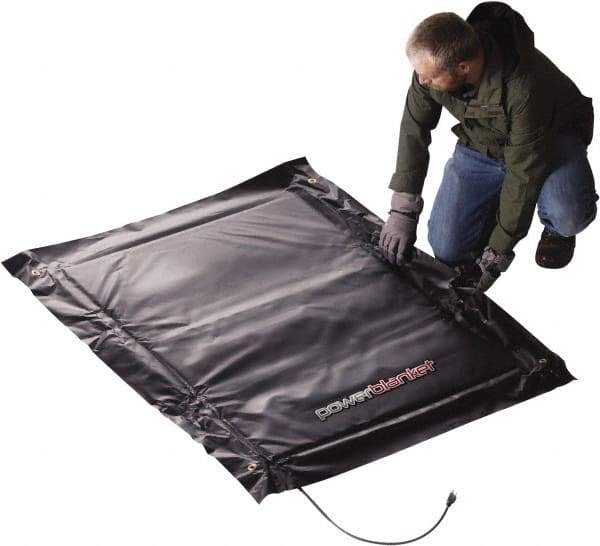 Powerblanket - 24" Long x 24" Wide, Flat, PVC, Standard Heat Blanket - 120 Volts, Flat Back - Americas Industrial Supply