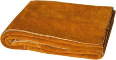Steiner - 6' High x 6' Wide x 0.06 to 0.08" Thick Leather Welding Blanket - Rust - Americas Industrial Supply