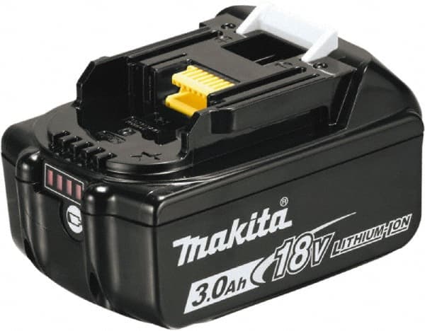 Makita - 18 Volt Lithium-Ion Power Tool Battery - 3 Ahr Capacity, 30 min Charge Time, Series LXT - Americas Industrial Supply