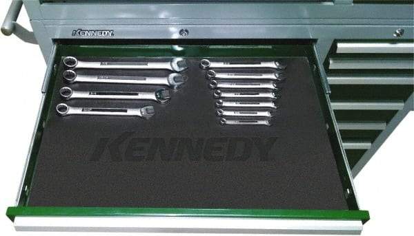 Kennedy - Tool Box PVC Coated Polyester Drawer Liner - 34" Wide x 20" Deep x 1/16" High, For Kennedy Models 3407MP, 348X - Americas Industrial Supply