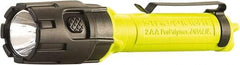 Streamlight - White LED Bulb, 175 Lumens, Industrial/Tactical Flashlight - Yellow Plastic Body, 2 AA Alkaline Batteries Included - Americas Industrial Supply