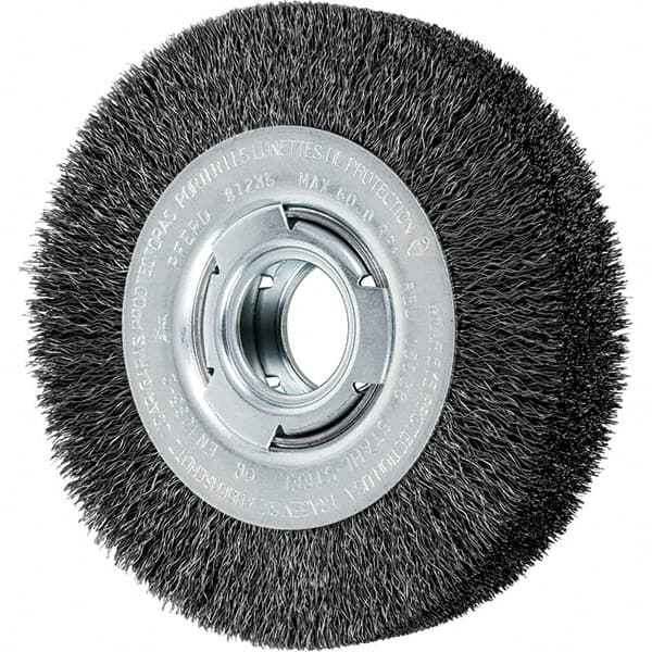 Wheel Brush 6X.012X2 WIDE CBN STL CRIMP WIRE WHEEL