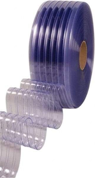 Clearway Door - Clear Standard Bulk Strip Roll Dock Curtain Strips - 8" Wide x 300' Long x 0.08" Thick - Americas Industrial Supply