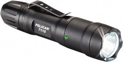 Pelican Products, Inc. - White LED Bulb, 445 Lumens, Industrial/Tactical Flashlight - Black Aluminum Body, 1 AA Alkaline Battery Included - Americas Industrial Supply