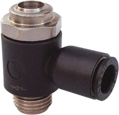 Legris - Speed & Flow Control Valves   Valve Type: Compact Meter Out Flow Control    Male Thread Size: M5x0.8 - Americas Industrial Supply