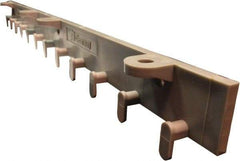 Clearway Door - 2' Long Polymer Compound Dock Strip Door Boltless Mounting Hardware - Use with PVC Strips - Americas Industrial Supply