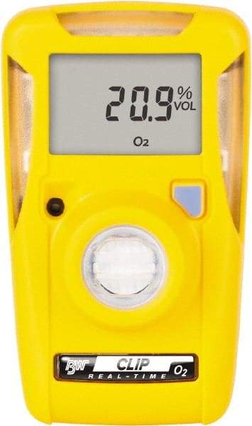 BW Technologies by Honeywell - Visual, Vibration & Audible Alarm, LCD Display, Single Gas Detector - Monitors Oxygen, -40 to 50°C Working Temp - Americas Industrial Supply