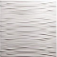 Genesis - Pack of 12 Drifts 23-3/4" x 23-3/4" x 0.11" Vinyl Ceiling Tiles - Americas Industrial Supply
