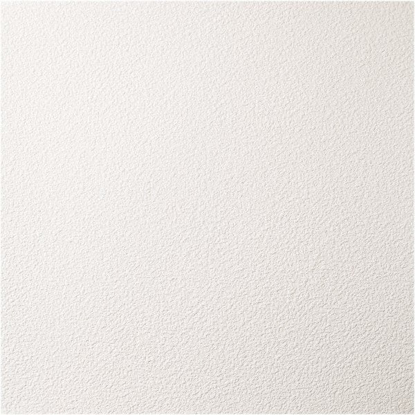 Genesis - Pack of 12 Stucco Pro 23-3/4" x 23-3/4" x 0.197" Vinyl Ceiling Tiles - Americas Industrial Supply
