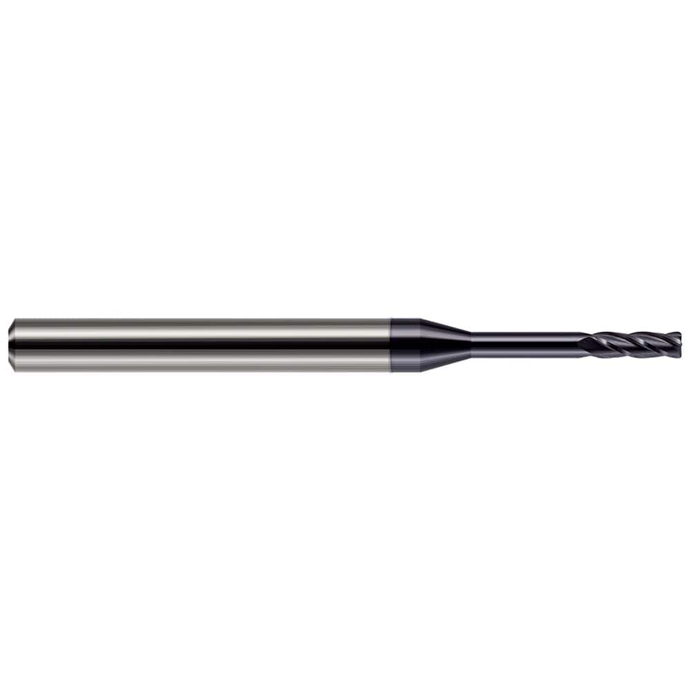 Harvey Tool - 3/32" Diam 4 Flute Solid Carbide 0.01" Corner Radius - Exact Industrial Supply