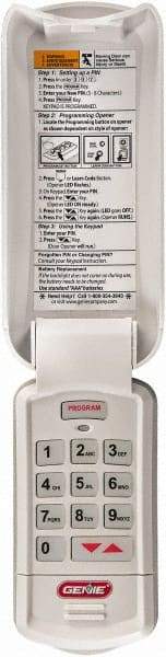 Genie - Garage Door Keyless Entry - For Use with Commercial/Residential Doors - Americas Industrial Supply
