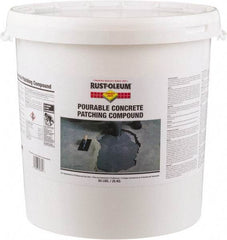 Rust-Oleum - 55 Lb Pail Concrete Patch - Gray, 46 Cu Ft/55 Lb Kit Coverage, Fiber Reinforced Portland Cement - Americas Industrial Supply