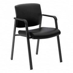 Hon - Stacking Chairs Type: Stack Chair Seating Area Material: Leather - Americas Industrial Supply
