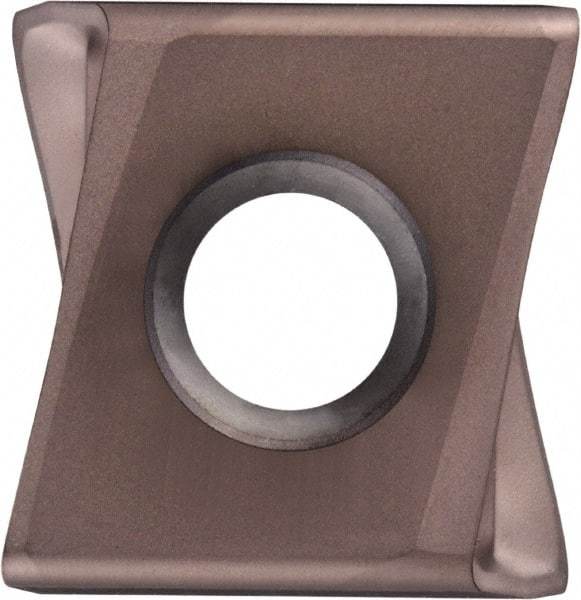 Sumitomo - LNEX130624 G Grade ACM200 Carbide Milling Insert - Al2O3/TiCN Finish, 6.4mm Thick, 0.09mm Corner Radius - Americas Industrial Supply