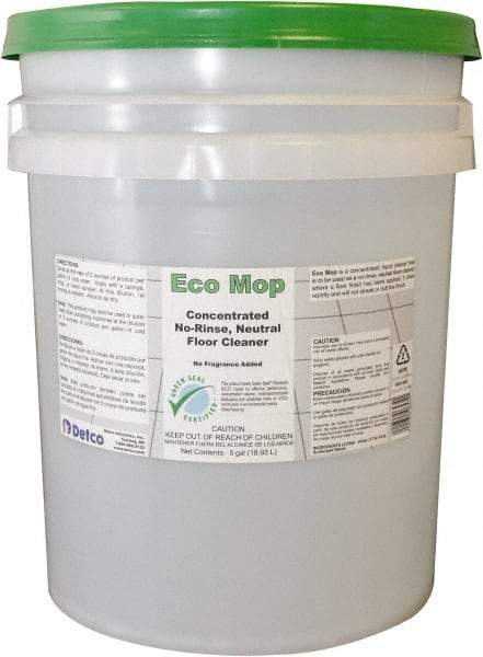 Detco - 5 Gal Pail Cleaner - Use on Resilient Flooring - Americas Industrial Supply