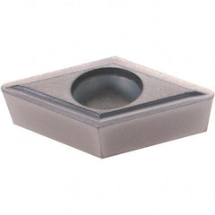 Hertel - DPGT32.52 FV Grade PH7910 Carbide Boring Insert - AlTiN Finish, 55° Diamond, 11° Relief Angle, 3/8" Inscr Circle, 0.156" Thick, 0.032" Corner Radius - Americas Industrial Supply