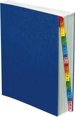 Pendaflex - 8-1/2 x 11", Letter Size, Blue, Indexed Sorters - Americas Industrial Supply