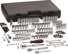 GearWrench - 141 Piece 1/4 & 3/8" Drive Mechanic's Tool Set - Comes in Blow Molded Case - Americas Industrial Supply