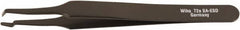 Wiha - 4-23/32" OAL SS-SA ESD Safe Tweezers - Wafer Tip - Americas Industrial Supply