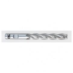 1-1/2 Dia. x 10-1/2 Overall Length 6-Flute Square End HSS-CO SE End Mill-Round Shank-Non-Center Cutting-Uncoated - Americas Industrial Supply