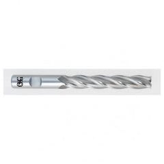 1-1/2 Dia. x 10-1/2 Overall Length 6-Flute Square End HSS-CO SE End Mill-Round Shank-Non-Center Cutting-Uncoated - Americas Industrial Supply