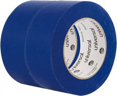 Universal One - 48mm Wide x 54.8 m Long Blue Crepe Paper Masking Tape - Series 6703, 5.5 mil Thick, 23 In/Lb Tensile Strength - Americas Industrial Supply