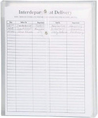 SMEAD - 8-1/2 x 11", Letter Size, Transparent Clear, Poly String & Button Envelope - Americas Industrial Supply