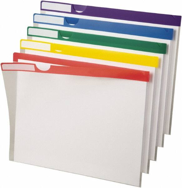 Pendaflex - 8-1/2 x 11", Letter Size, Assorted Colors, Index Folder - Americas Industrial Supply