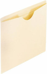 Pendaflex - 8-1/2 x 11", Letter Size, Manila, File Jacket - 11 Point Stock, Straight Tab Cut Location - Americas Industrial Supply