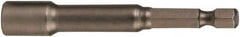 Wiha - 1/4" Magnetic Nutsetter - 1/4" Hex Drive, 6" OAL - Americas Industrial Supply