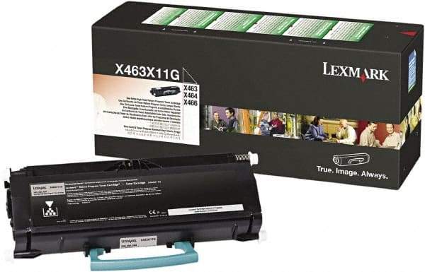 Lexmark - Black Toner Cartridge - Use with Lexmark X463de, X464de, X466de, X466dte, X466dwe - Americas Industrial Supply