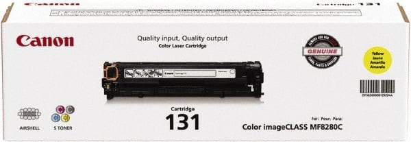 Canon - Yellow Toner Cartridge - Use with Canon imageCLASS LBP7110Cw, MF8280Cw - Americas Industrial Supply