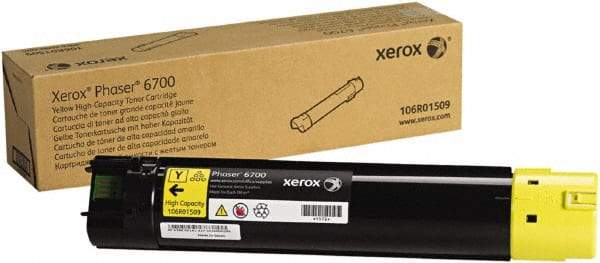 Xerox - Yellow Toner Cartridge - Use with Xerox Phaser 6700 - Americas Industrial Supply